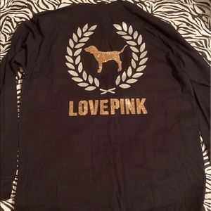 Long sleeve bling pink